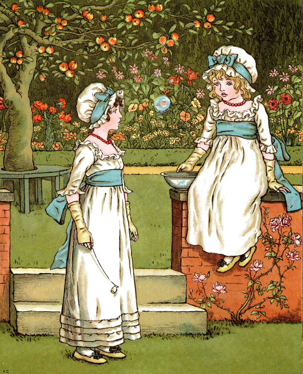 „Bubbles” Kate Greenaway. autorstwa Kate Greenaway