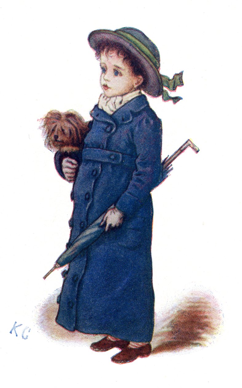 „Kartki świąteczne” Kate Greenaway. autorstwa Kate Greenaway