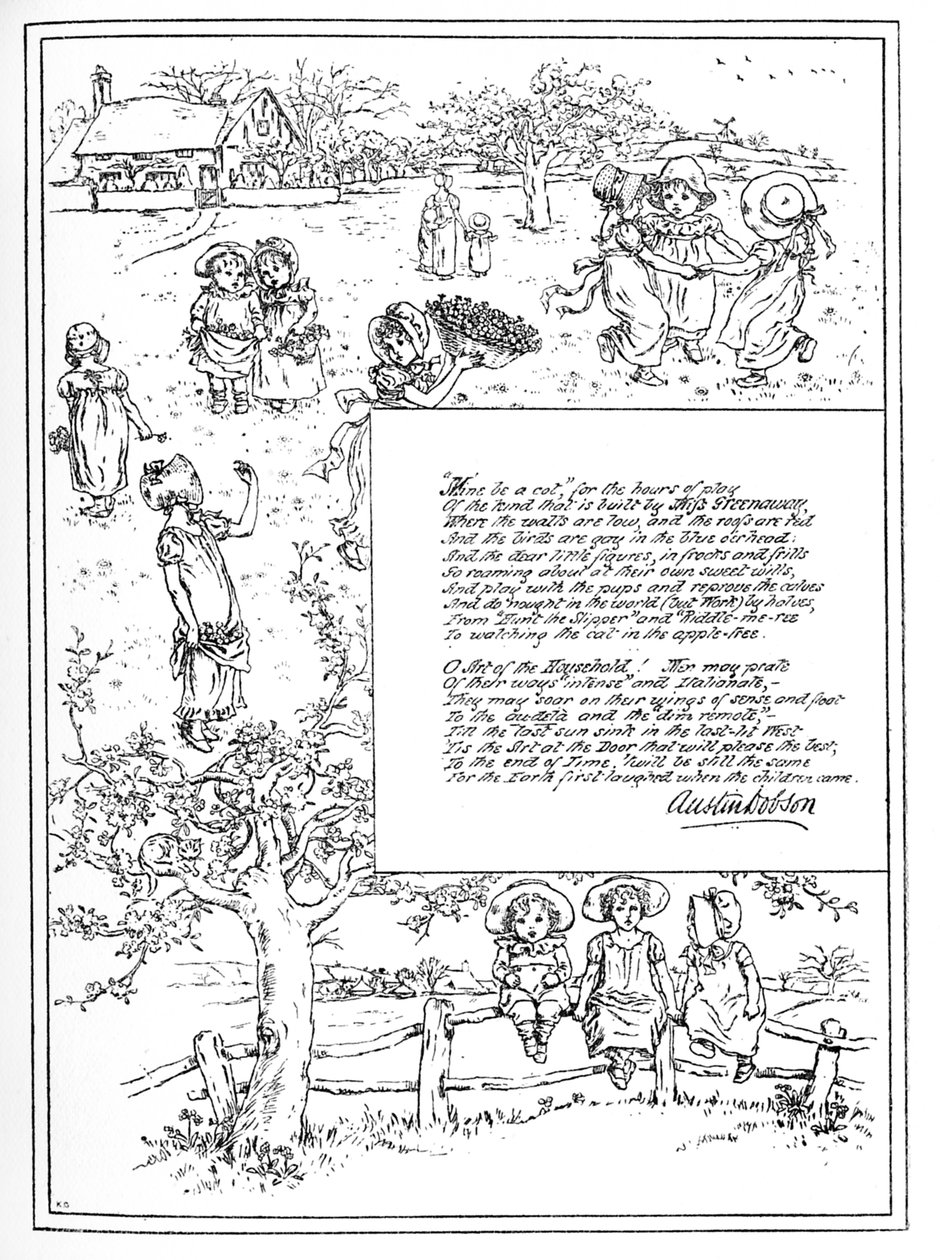 „Domowe piękno”. Zilustrowane przez Kate Greenaway autorstwa Kate Greenaway