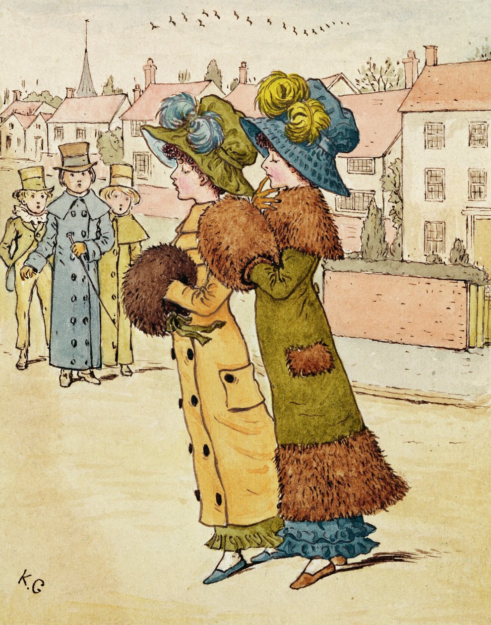 Na spacer, XIX wiek autorstwa Kate Greenaway