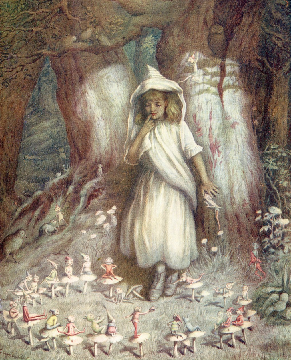 Pierścień elfów autorstwa Kate Greenaway. autorstwa Kate Greenaway