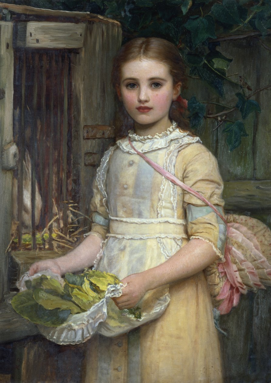 Karmienie królika autorstwa Kate Perugini