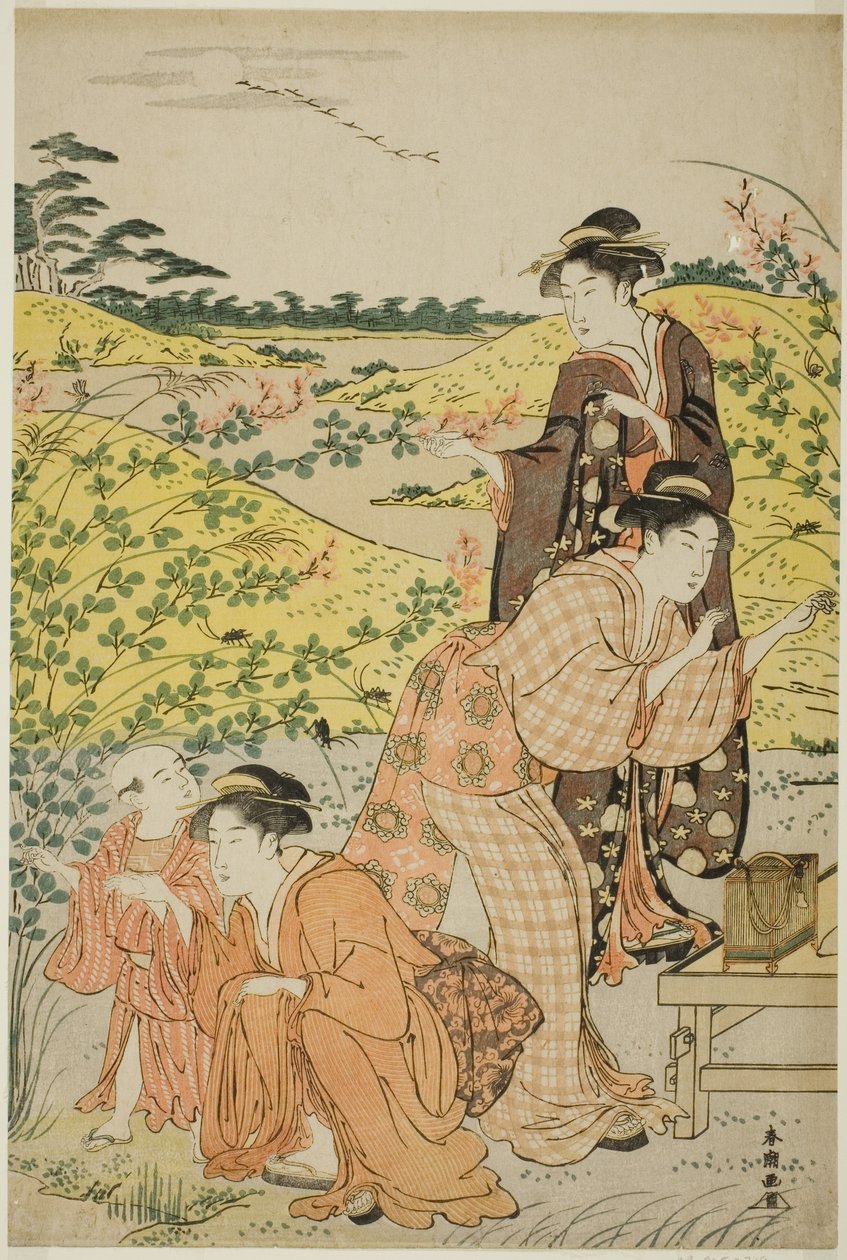 Piknik autorstwa Katsukawa Shuncho