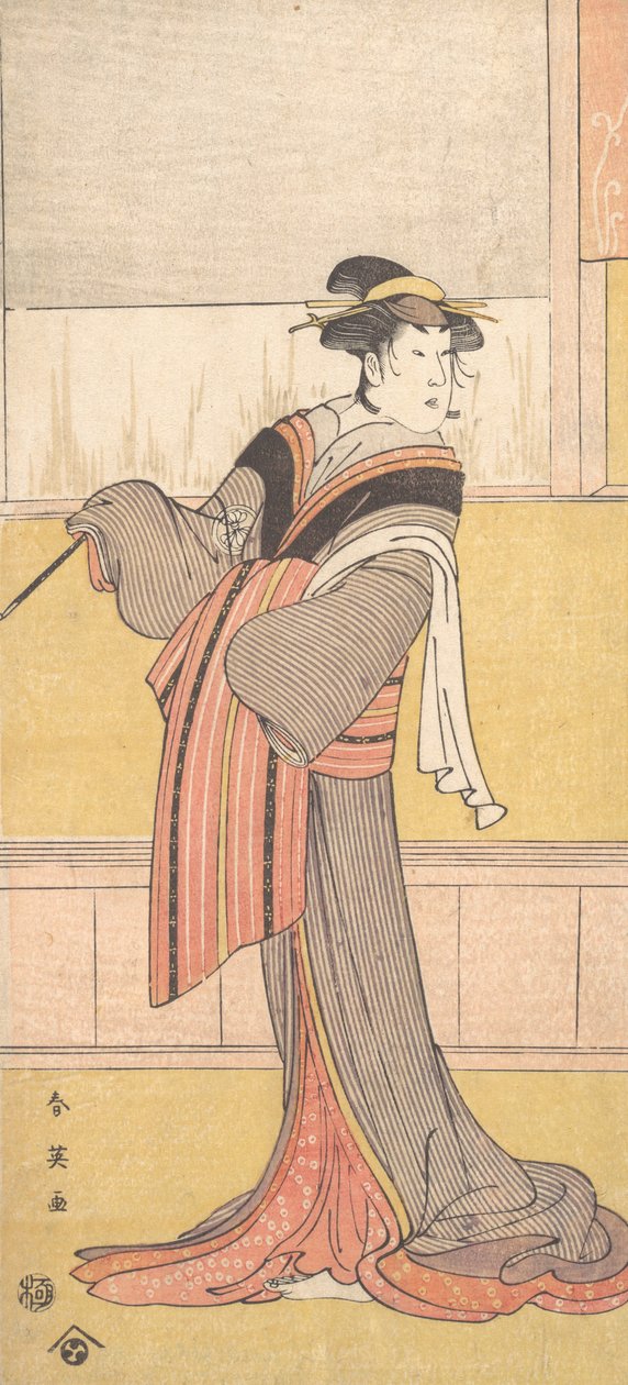 Segawa Chryzantema Kobieta Dobrze, co? 1791. autorstwa Katsukawa Shun