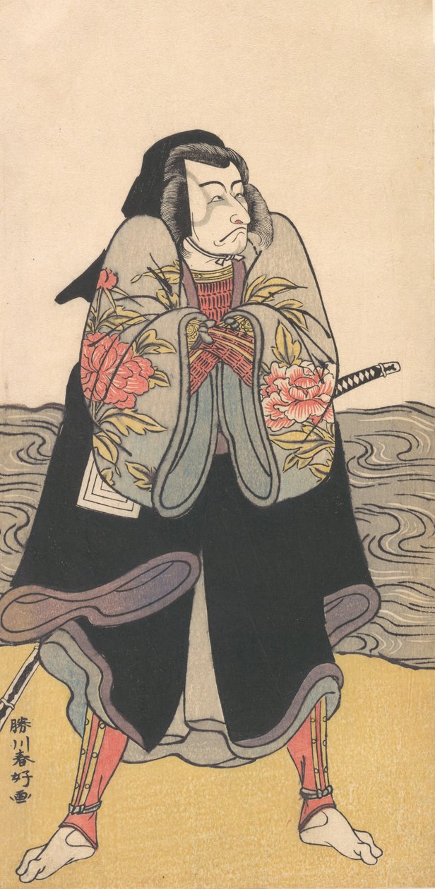 Ichikawa Dan Juro V, co? 1780. autorstwa Katsukawa Shunko