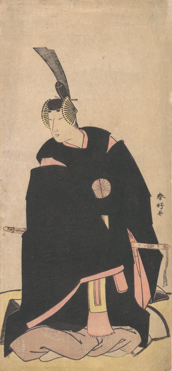 Aktor Nakamura Tomijuro, ca. 1790. autorstwa Katsukawa Shunko