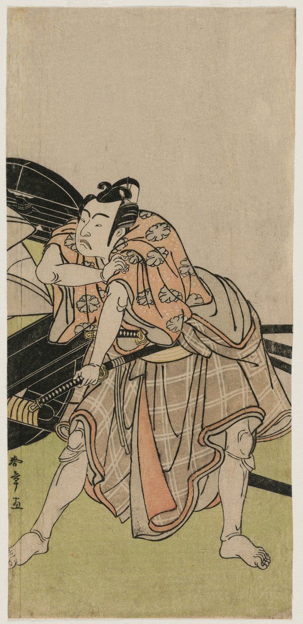 Ichikawa Yaozo Dobry As Sakuramaru, 1776. autorstwa Katsukawa Shunsho