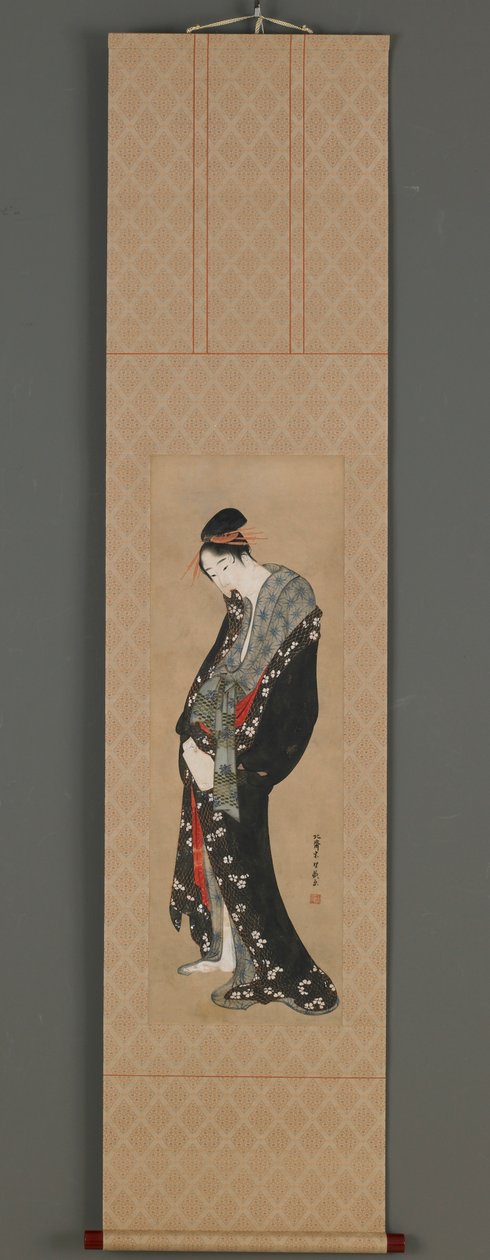 Kurtyzana, okres Edo, ca. 1796-1798. autorstwa Katsushika Hokusai