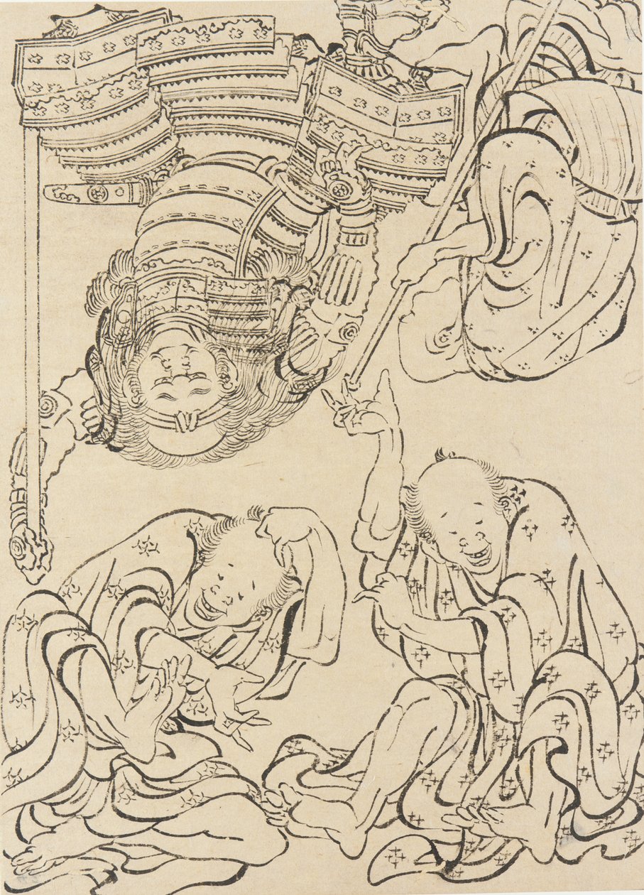 Różne figury, koniec XVIII-początek XIX wieku. autorstwa Katsushika Hokusai