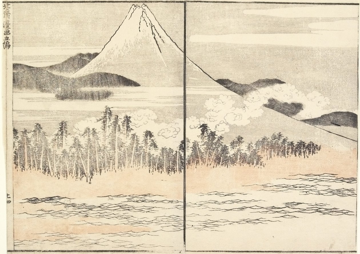 Mt. Fuji, 1816 autorstwa Katsushika Hokusai