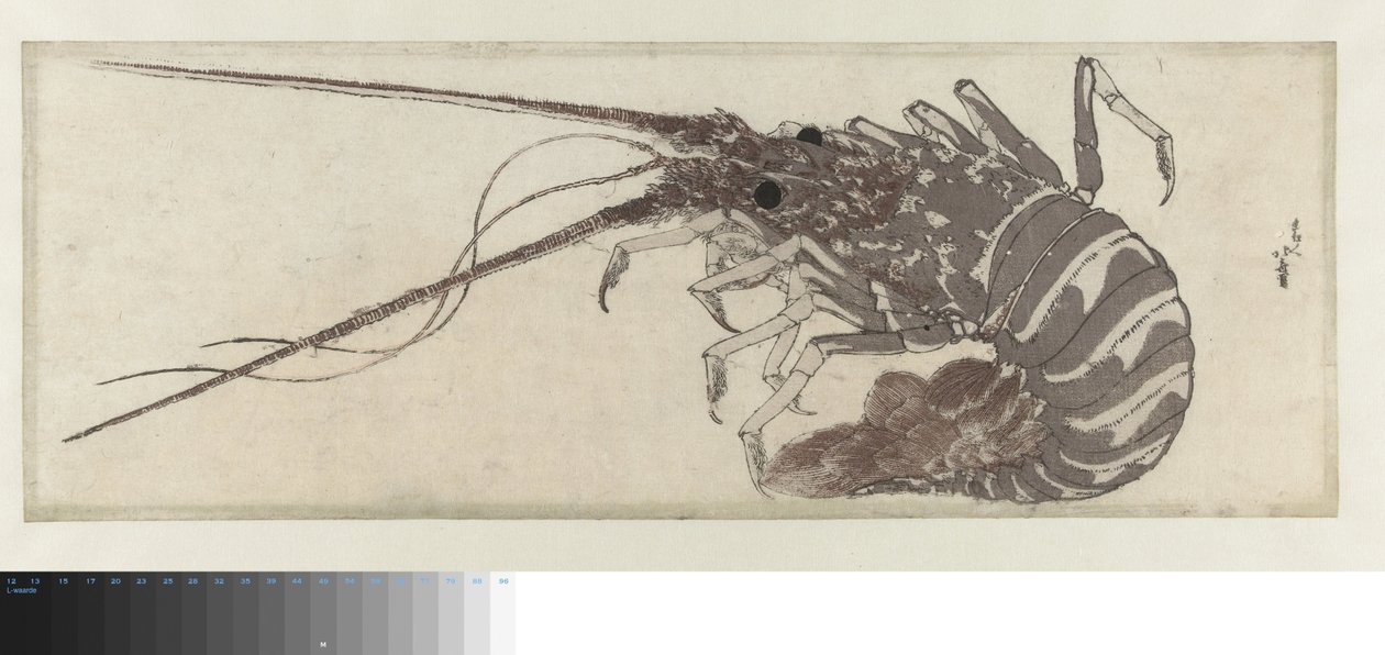Homar autorstwa Katsushika Hokusai