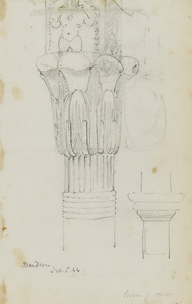 Dendera, 5 lutego 1844 r. autorstwa Kellogg, Miner Kilbourne