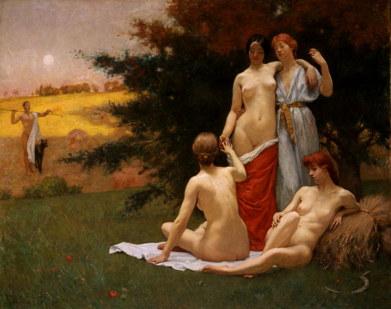 Eklog, 1890. autorstwa Kenyon Cox