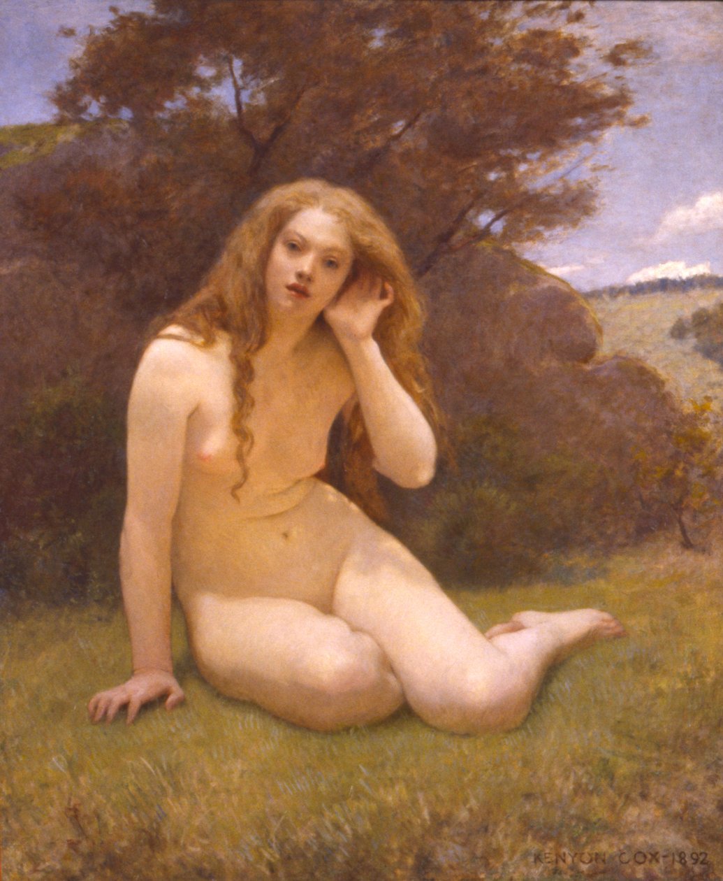 Echo, 1892. autorstwa Kenyon Cox