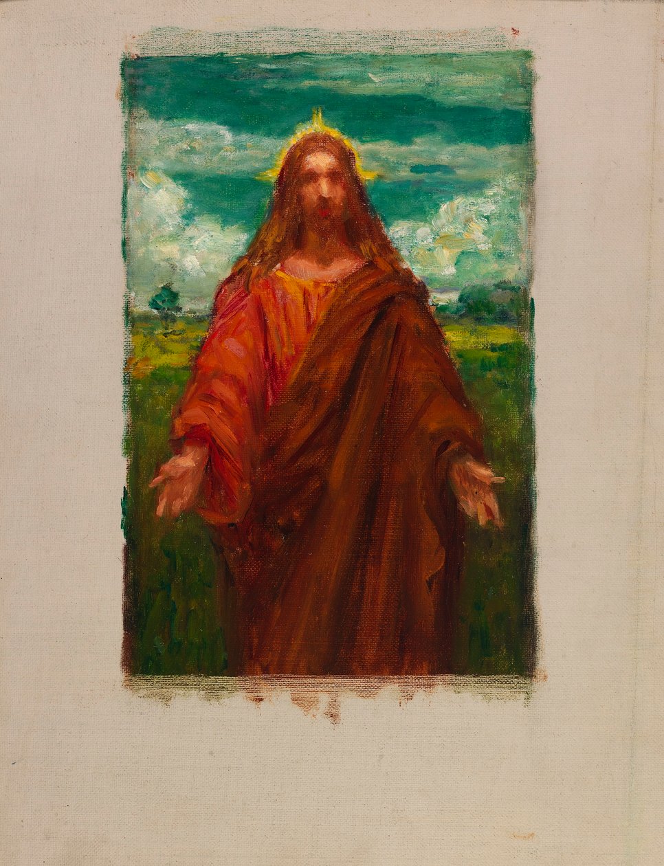 Badanie dla słowa "Chrystus" autorstwa Kenyon Cox