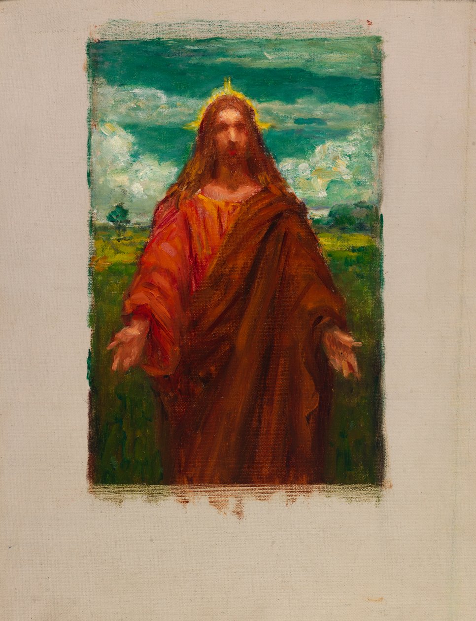 Studium dla Chrystusa, 1905. autorstwa Kenyon Cox