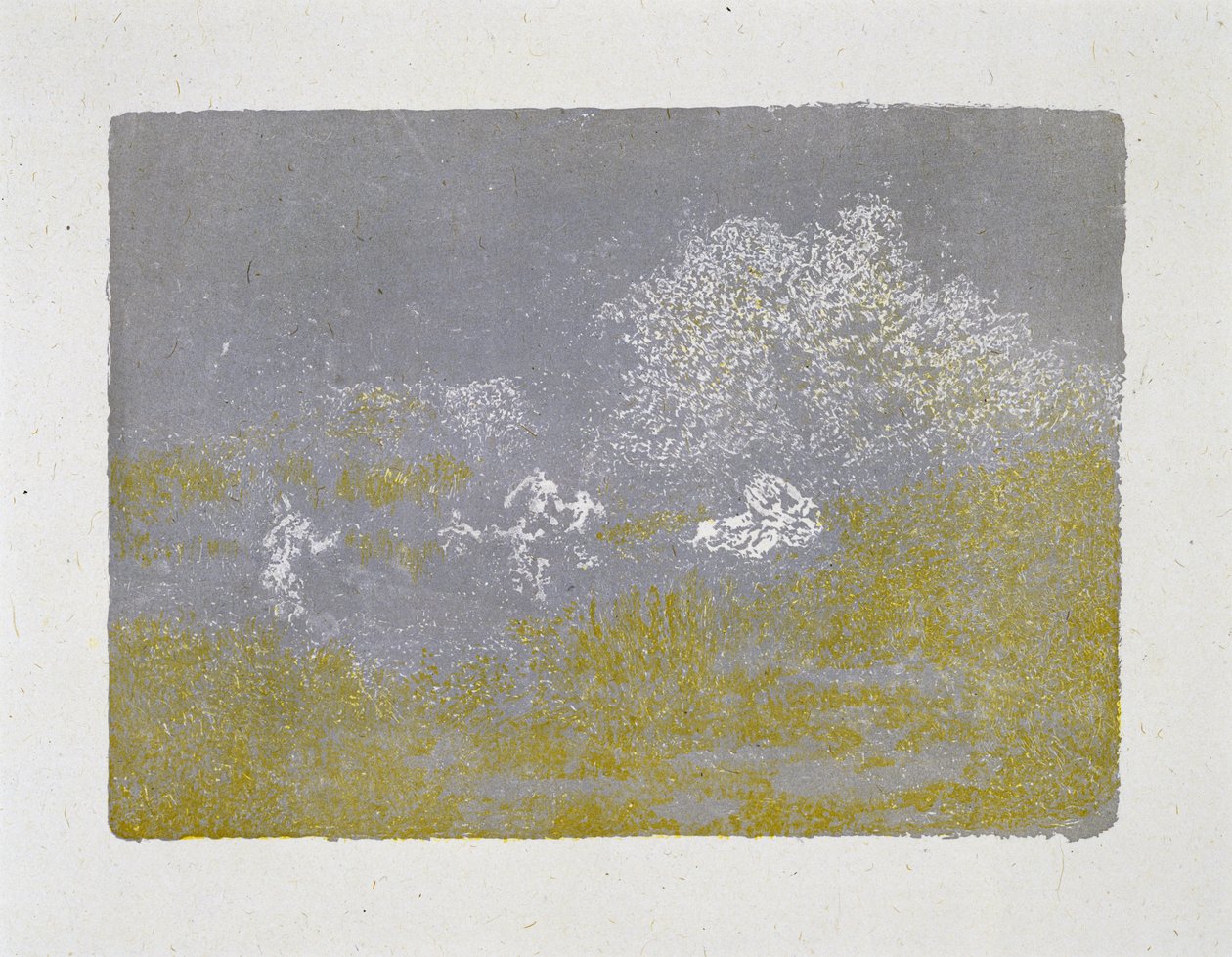 Femme dans le compagne (Kobiety na wsi), 1900 (litografia w kolorach) autorstwa Ker Xavier Roussel