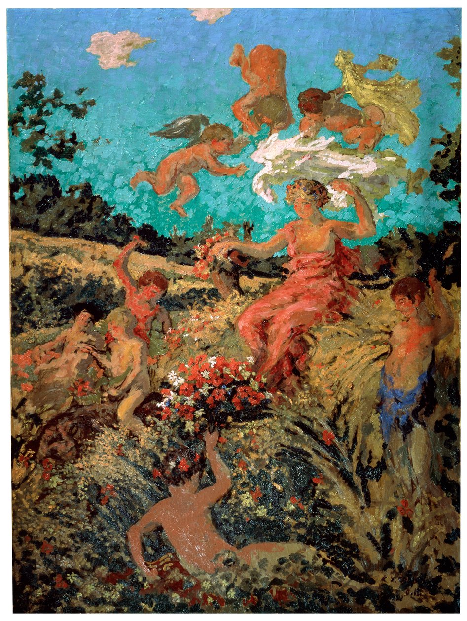 Święto kraju. Lato, c1911-c1913 autorstwa Ker Xavier Roussel
