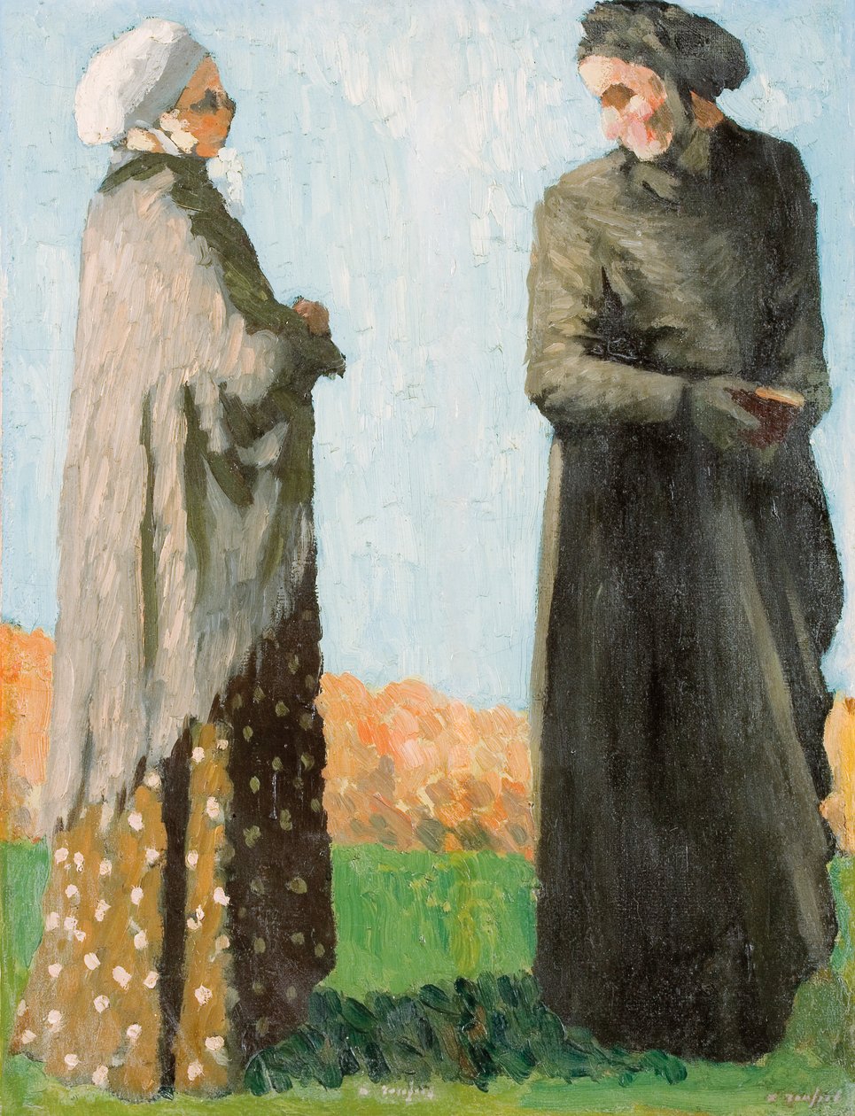 Chłopi w niedzielnych strojach, 1890 autorstwa Ker Xavier Roussel