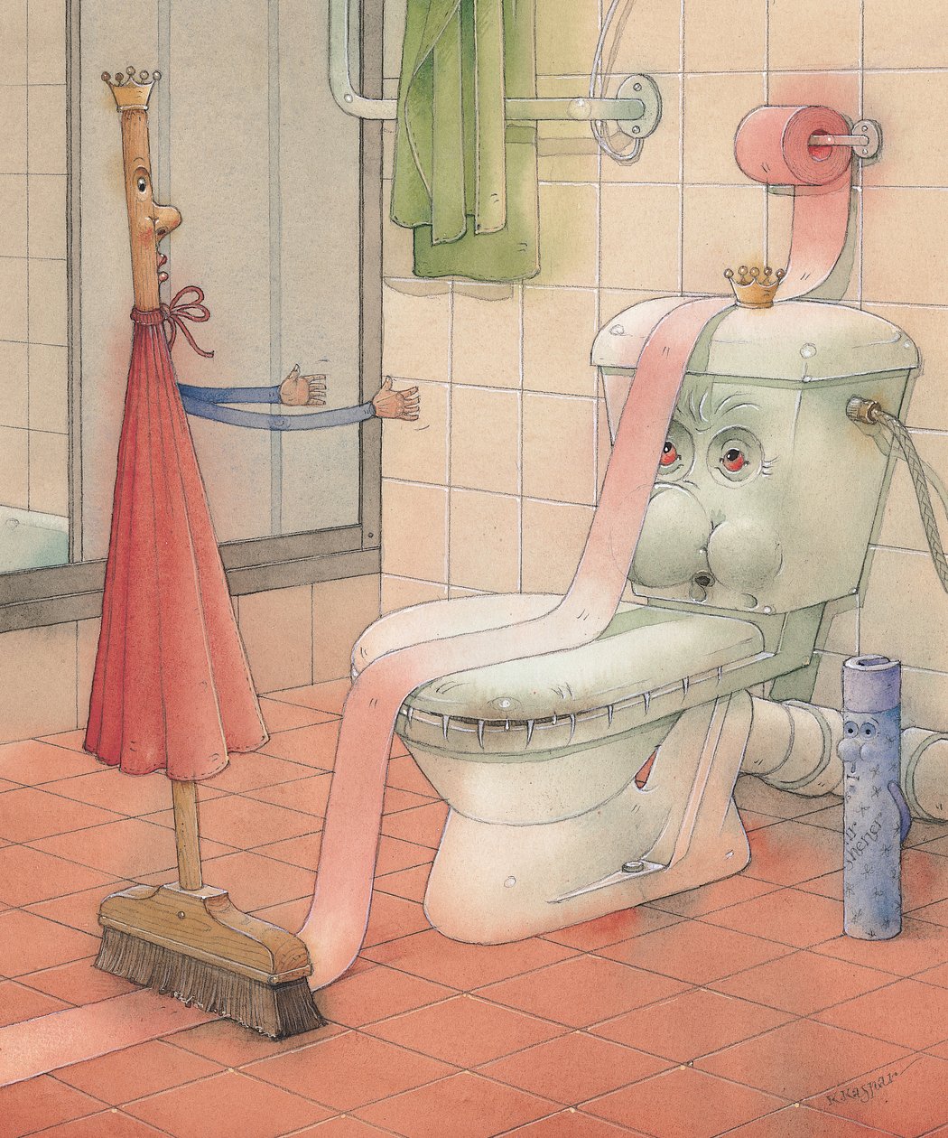 WCStory, 2003 (wc na papierze) autorstwa Kestutis Kasparavicius