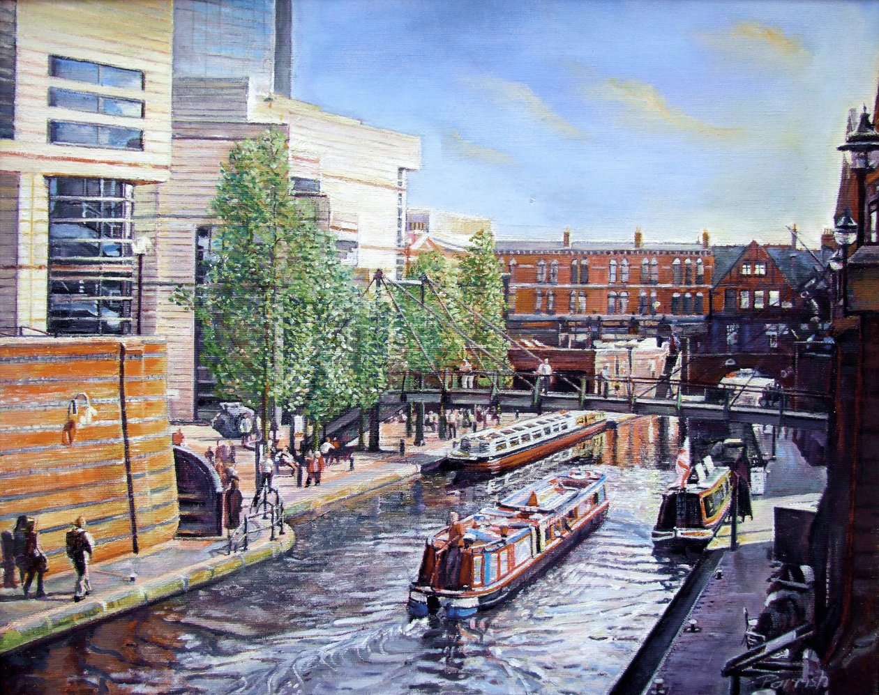 Rejs pasażerski autorstwa Kevin Guild of Railway Artist Parrish