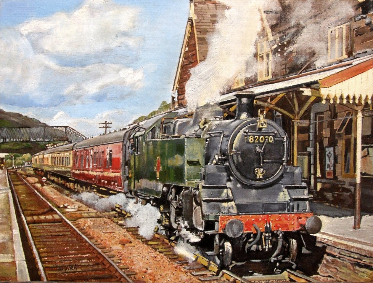 Splendor standardowy, 2008 autorstwa Kevin Guild of Railway Artist Parrish