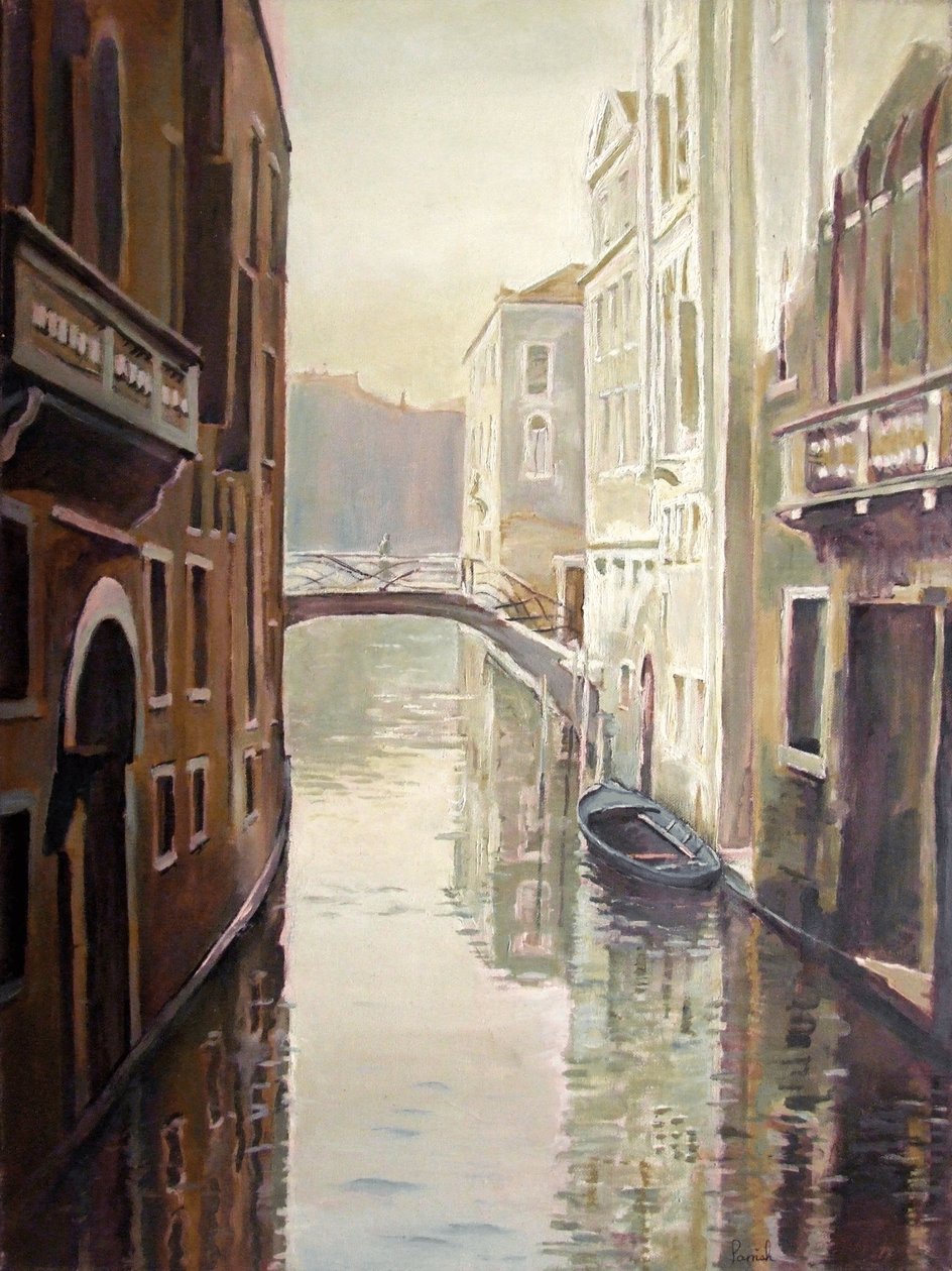 Życie weneckie autorstwa Kevin Guild of Railway Artist Parrish