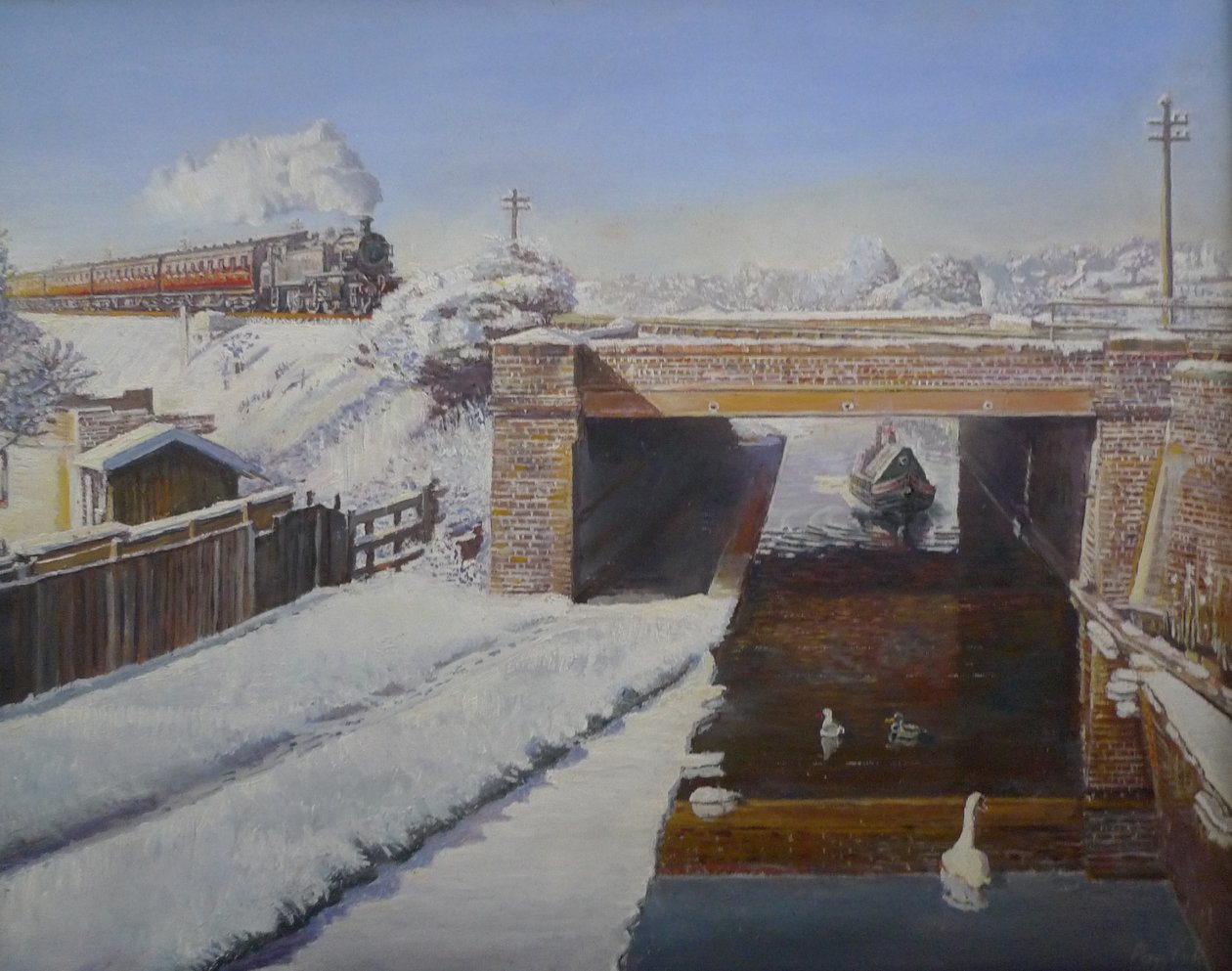 Przez Wielką Unię, 2008 autorstwa Kevin Guild of Railway Artist Parrish