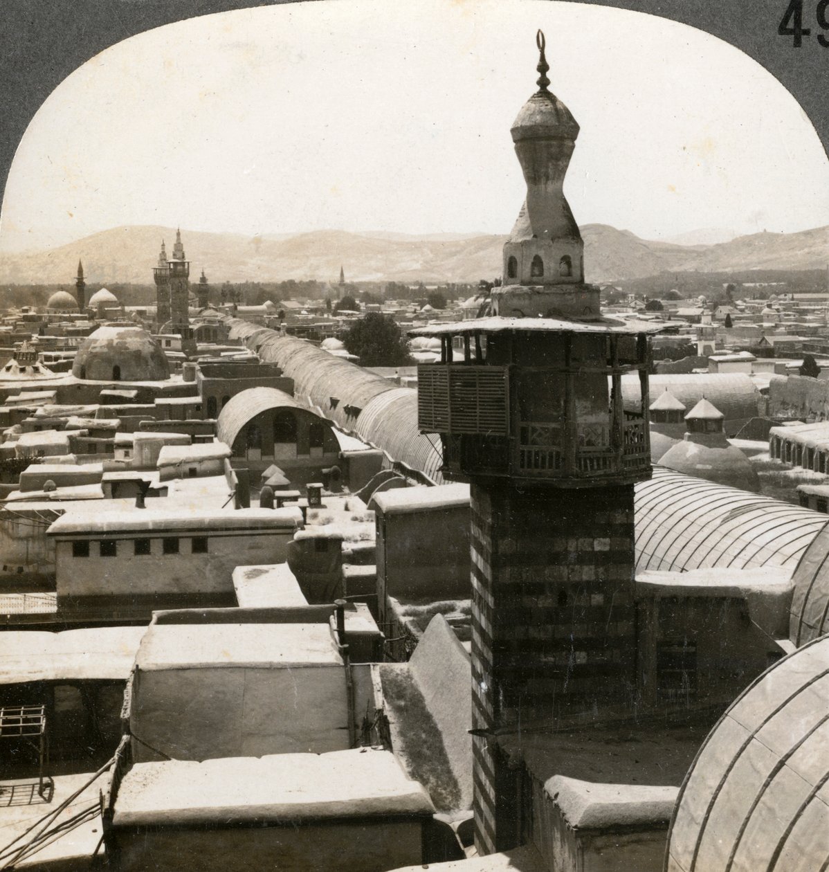 Damaszek, Syria, 1900. autorstwa Keystone View Company