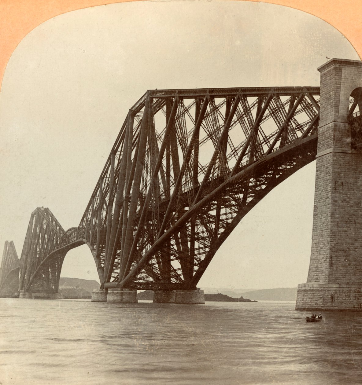 Most Forth, Szkocja, 1897. autorstwa Keystone View Company