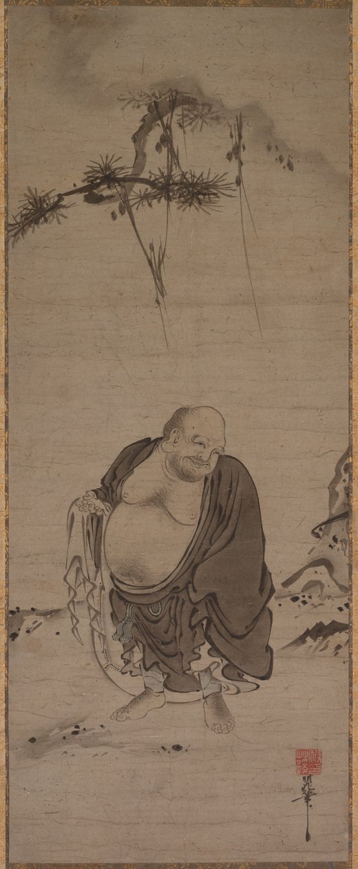 Hotei, koniec XIV wieku – początek XIV wieku. autorstwa Kichizan Mincho