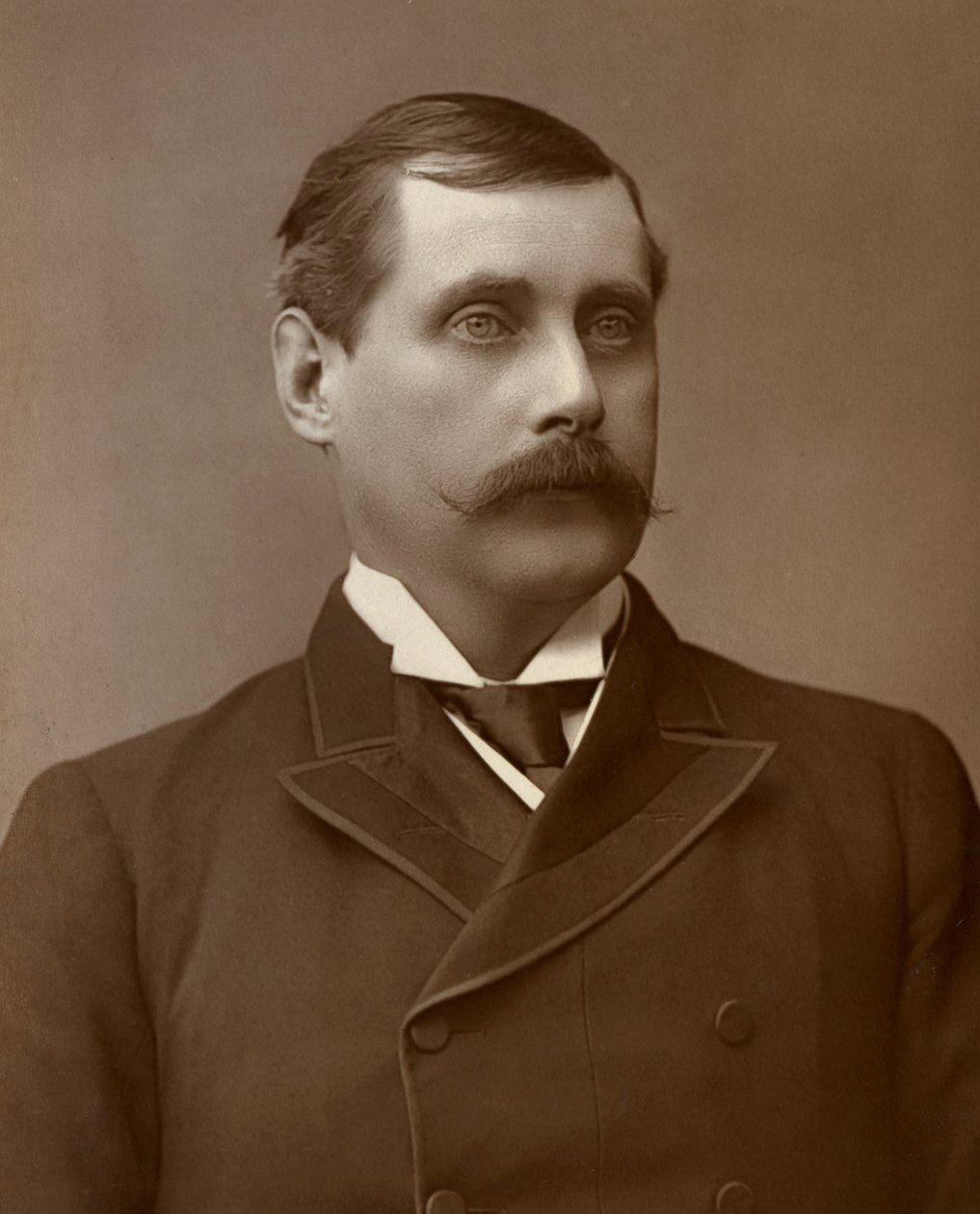 FH Macklin, brytyjski aktor, 1888 autorstwa Kingsbury and Notcutt