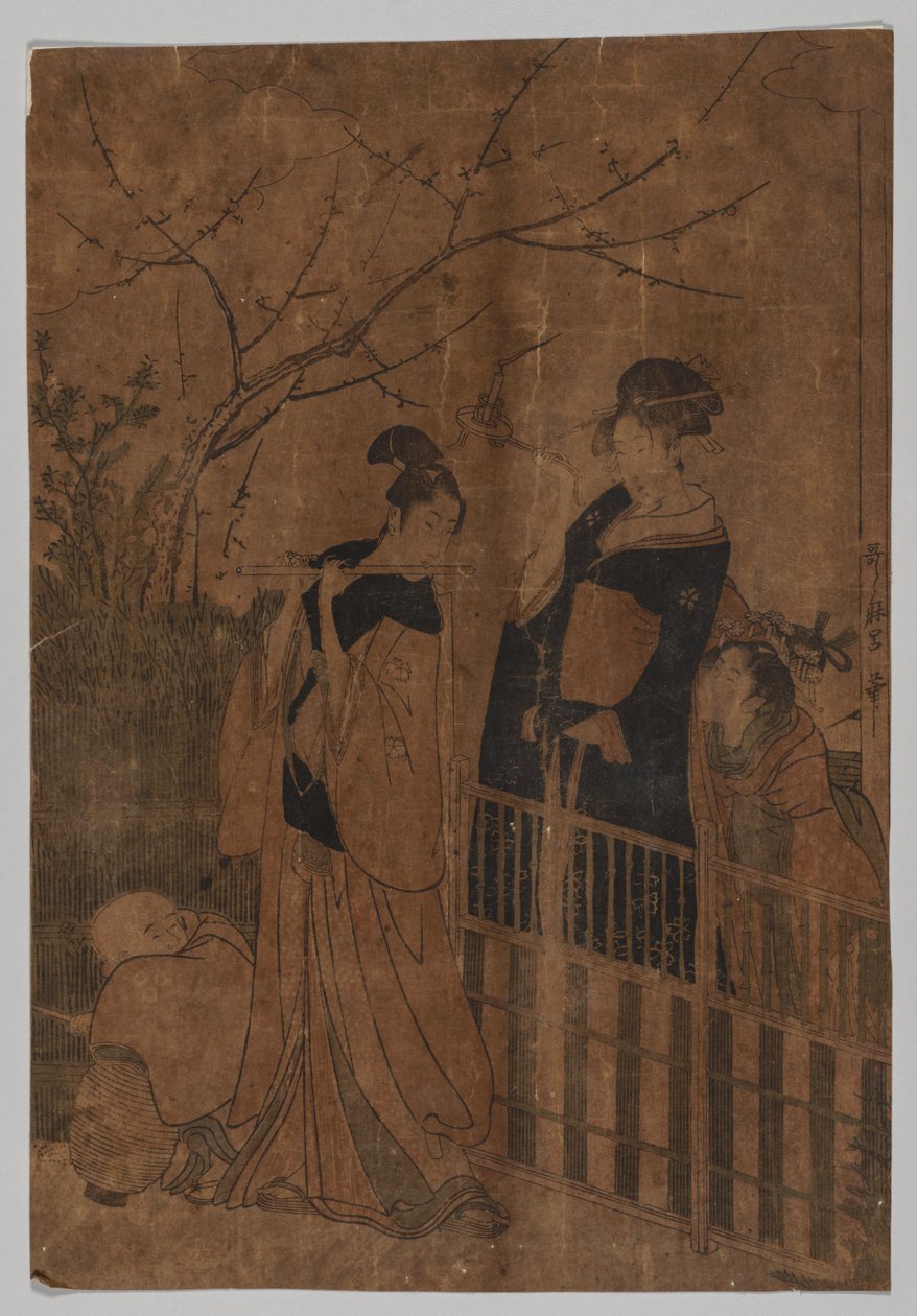 Serenada autorstwa Kitagawa Utamaro