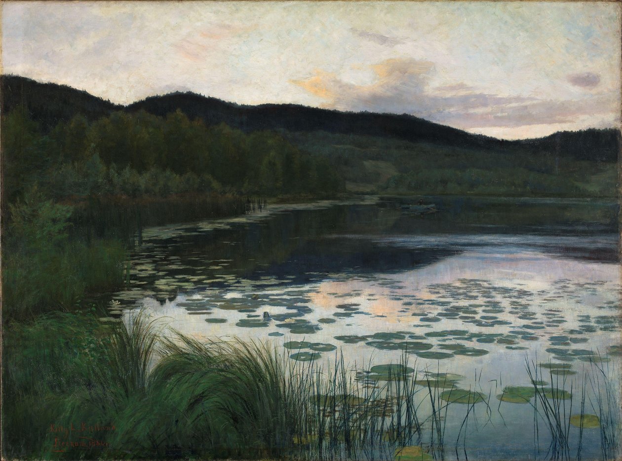 Letnia noc, 1886 autorstwa Kitty Lange Kielland