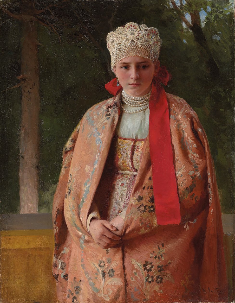 Bojarina autorstwa Klavdiy Vasilievich Lebedev