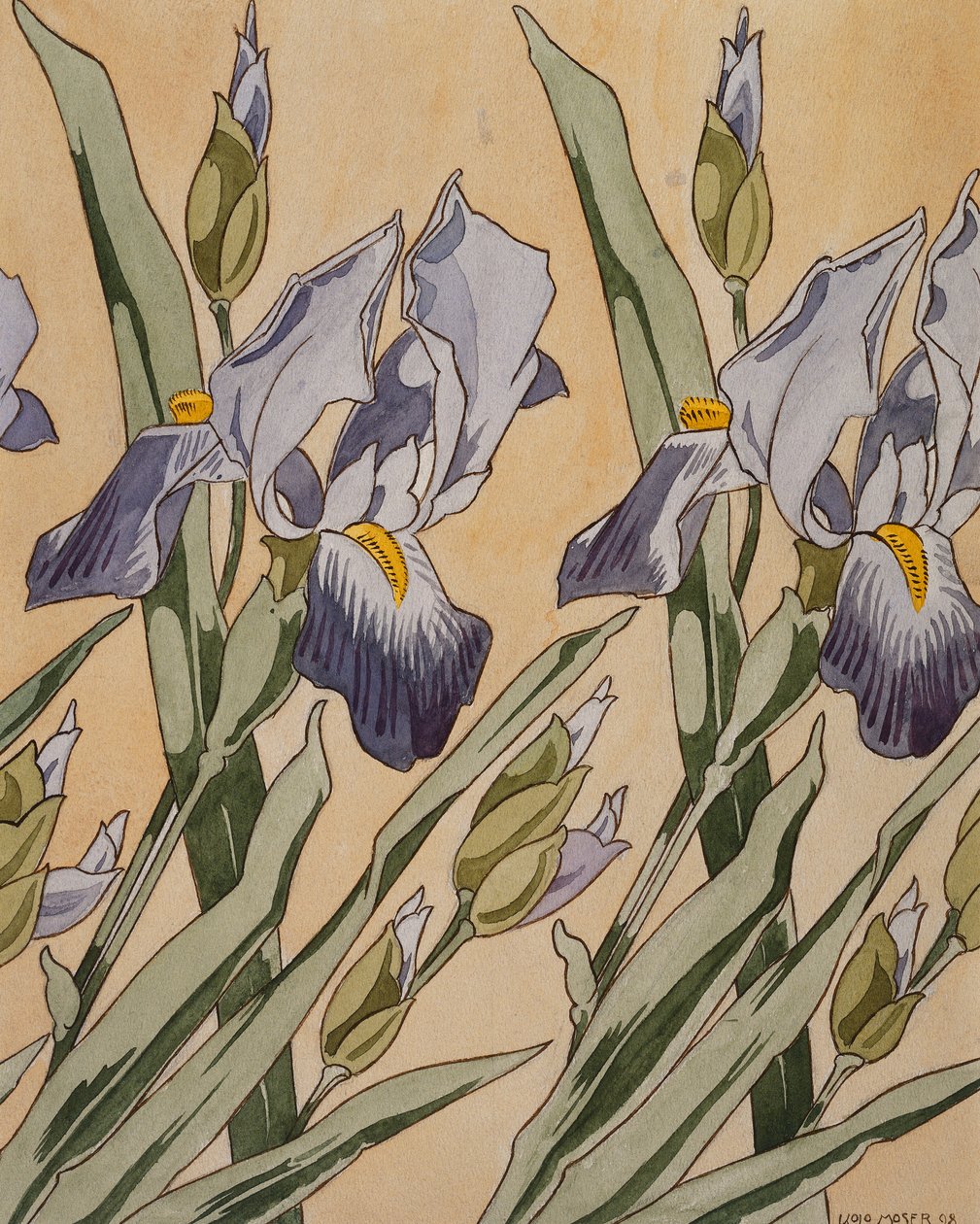 Irys, 1898 autorstwa Koloman Moser