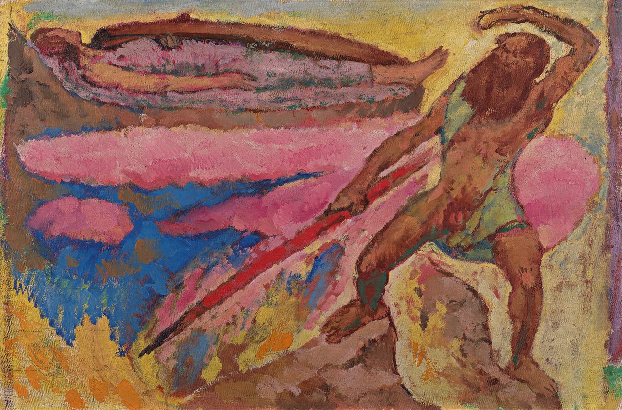 Wotan i Brünhilde, ok. 1930 r. 1916 autorstwa Koloman Moser