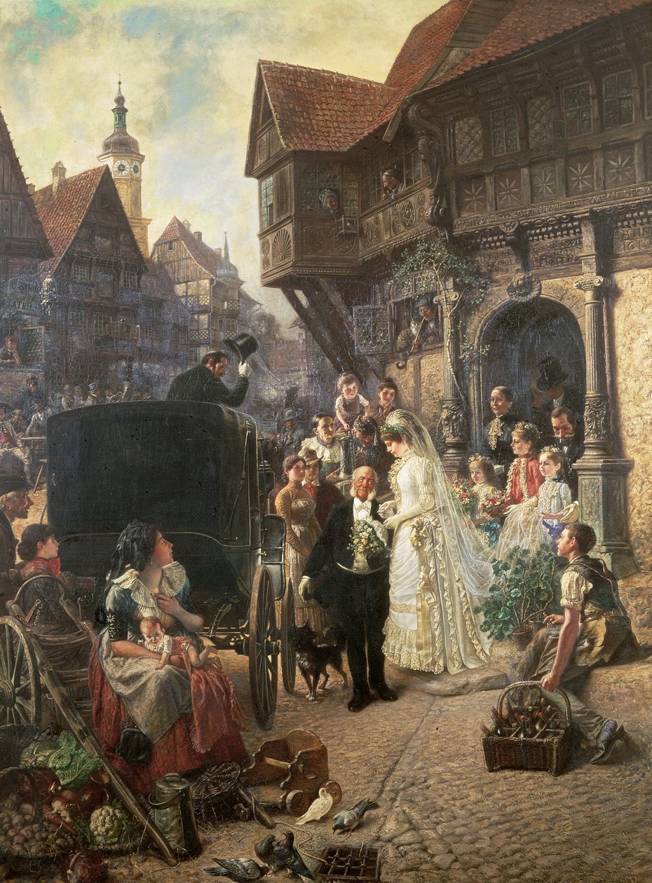 Panna Młoda, XIX w. autorstwa Konrad Beckmann