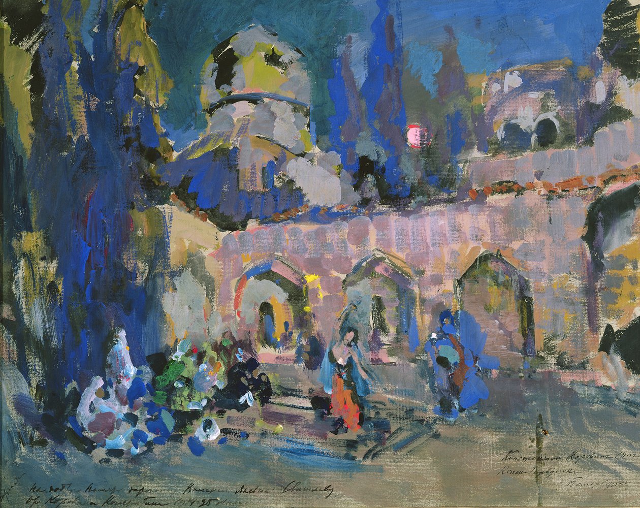 Taniec autorstwa Konstantin Alekseevich Korovin