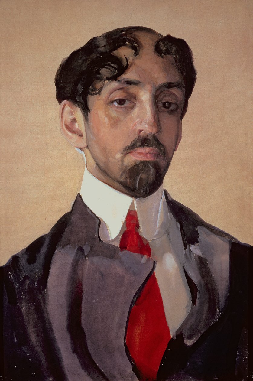 Portret Michaiła Kuzmina (1875-1936), 1909 autorstwa Konstantin Andreevic Somov
