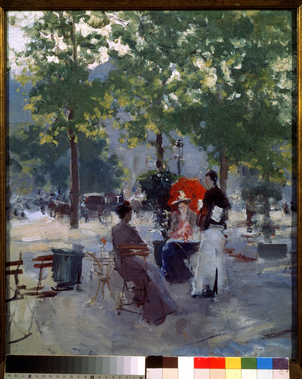 Kawiarnia w Paryżu? autorstwa Konstantin Alekseevich Korovin