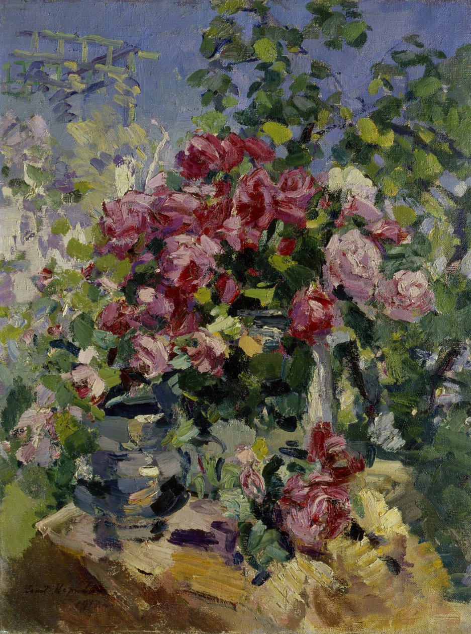Róże, 1917 autorstwa Konstantin Alekseevich Korovin