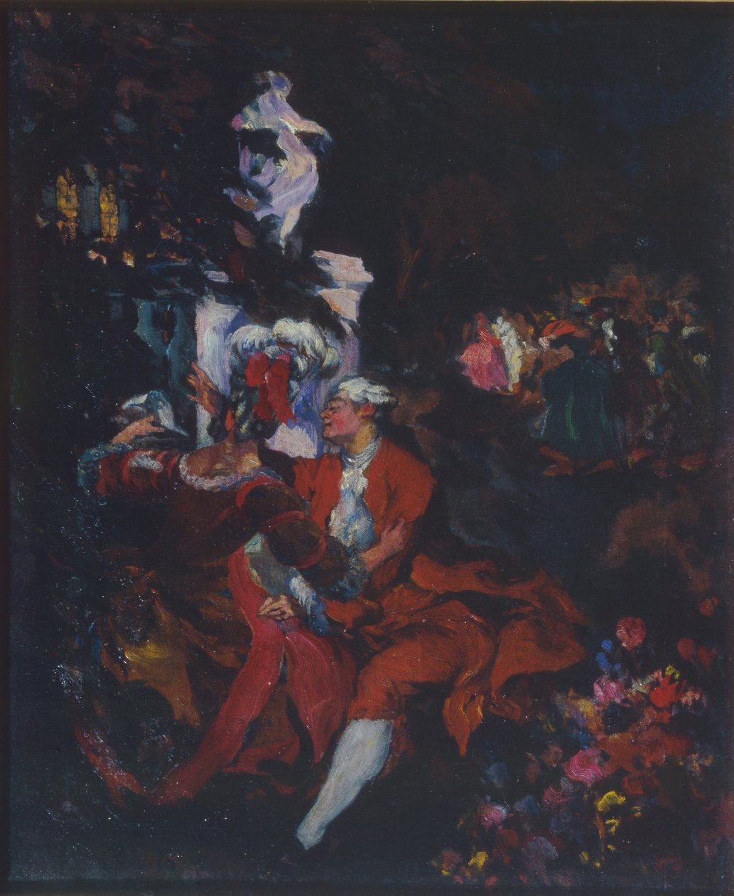 Arlekiny, 1913 autorstwa Konstantin Andreevic Somov