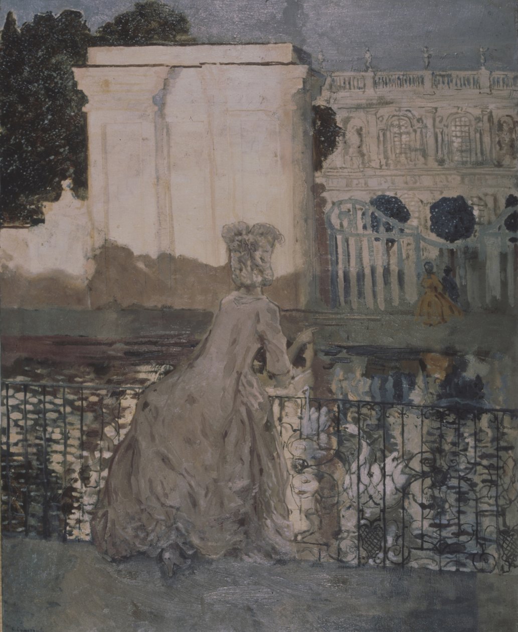 Pani nad stawem autorstwa Konstantin Andreevic Somov