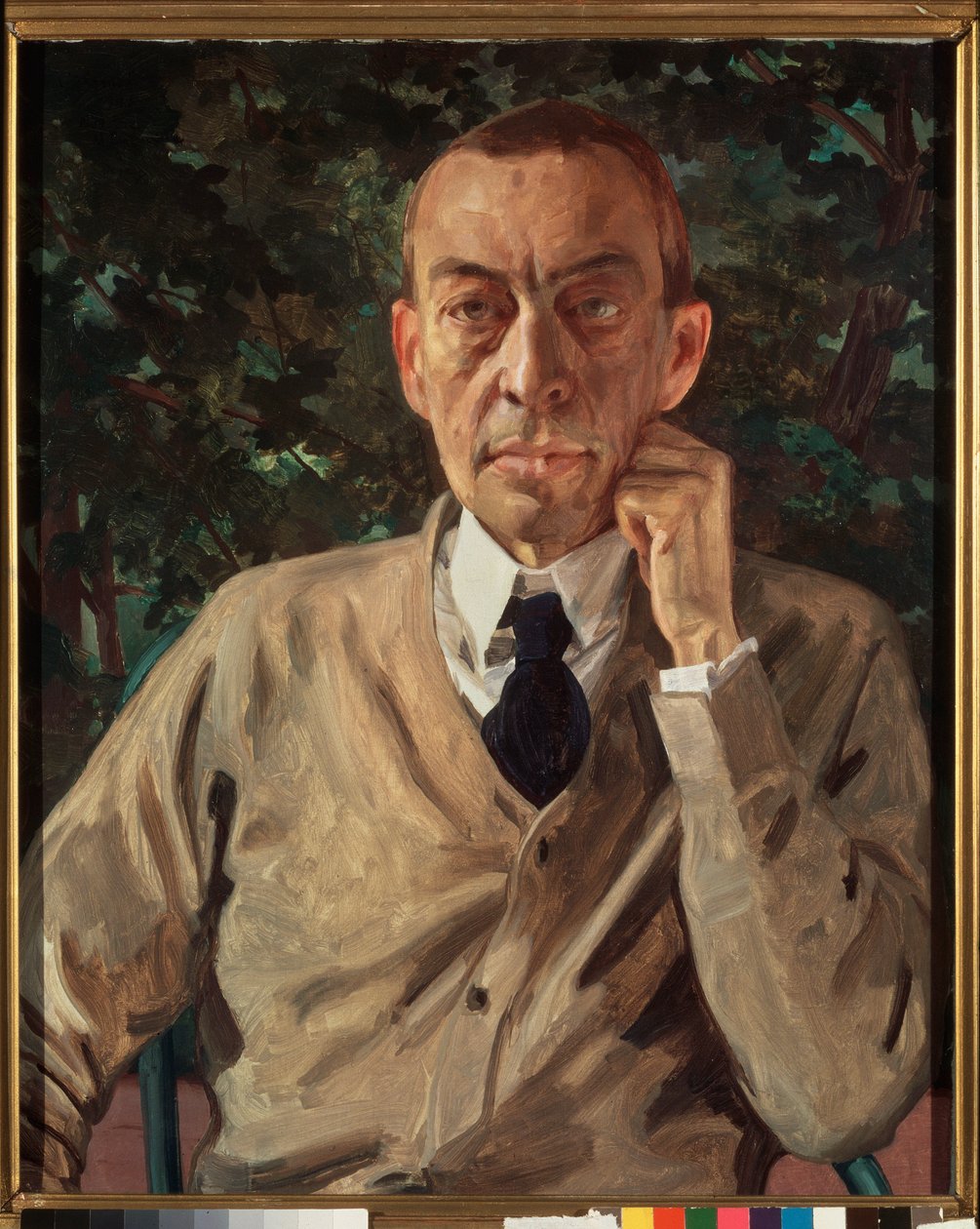 Siergiej Rachmaninow autorstwa Konstantin Andreevic Somov