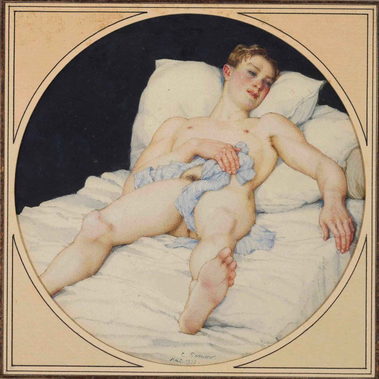 Reszta, 1933. autorstwa Konstantin Andreyevic Somov
