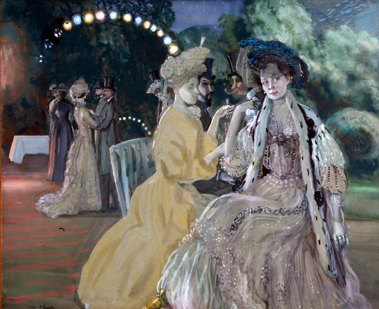 Kurtyzany”, 1903. autorstwa Konstantin Andreyevich Somov