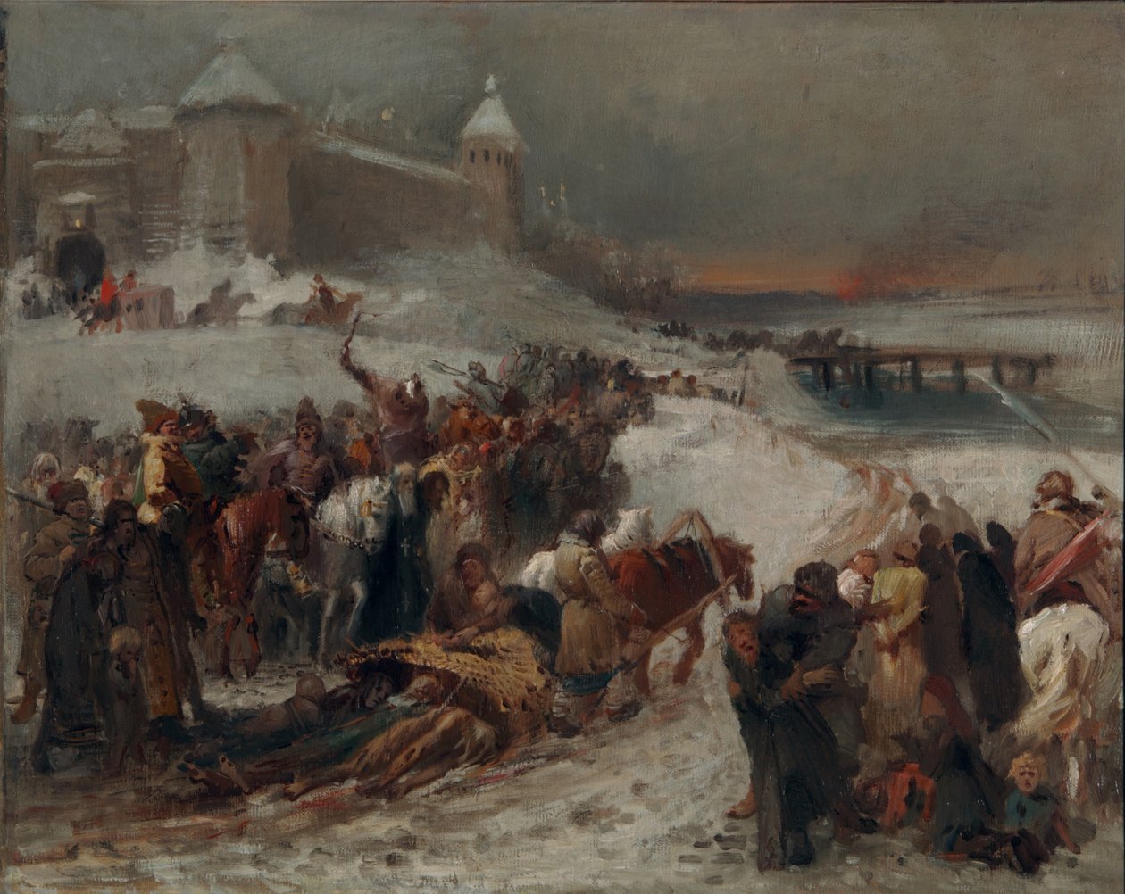 Czas Kłopotów autorstwa Konstantin Egorovich Makovsky