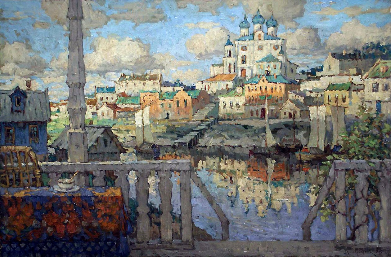 Psków”, 1915. autorstwa Konstantin Ivanovich Gorbatov