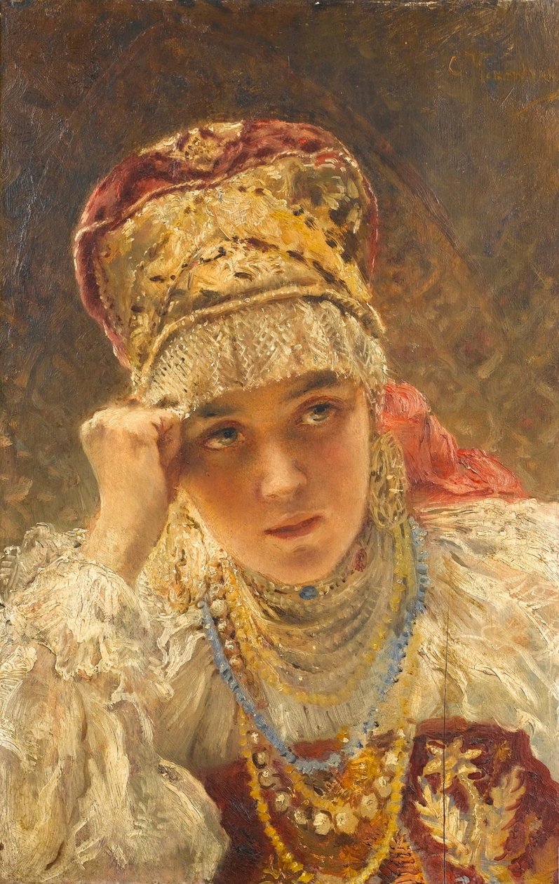Młoda bojaryna autorstwa Konstantin Makovsky